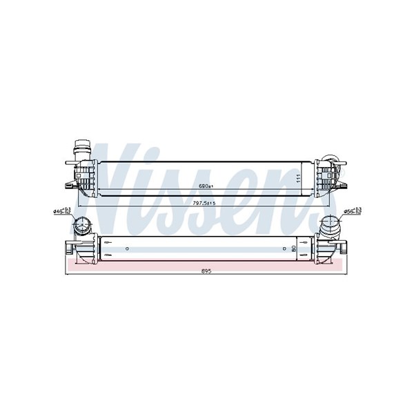 Intercooler Nissens 96502 NISSENS Intercooler Nissens 96502 NISSENS