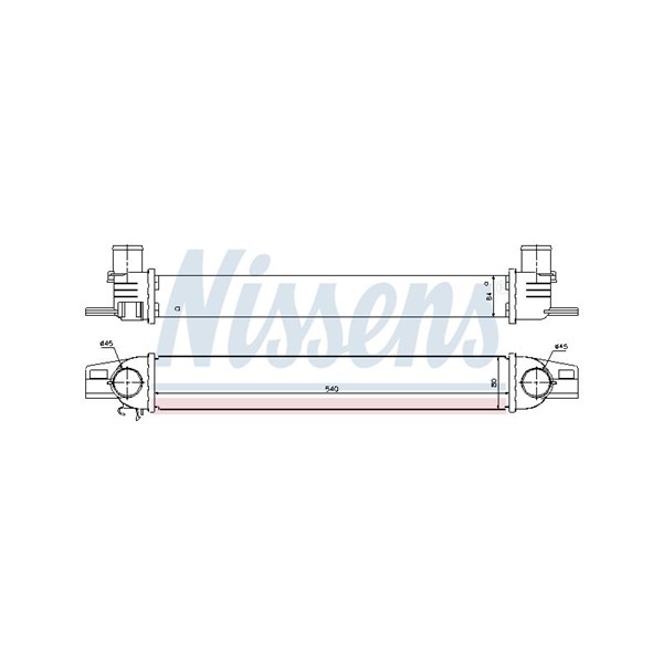 Intercooler Nissens 96536 NISSENS Intercooler Nissens 96536 NISSENS