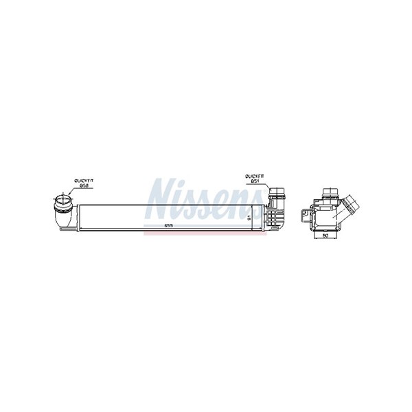 Intercooler Nissens 96545 NISSENS Intercooler Nissens 96545 NISSENS