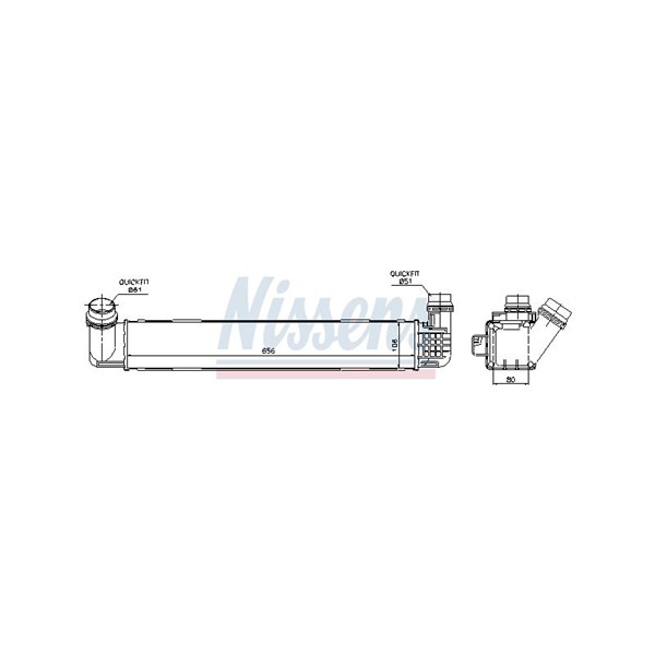 Intercooler Nissens 96546 NISSENS Intercooler Nissens 96546 NISSENS