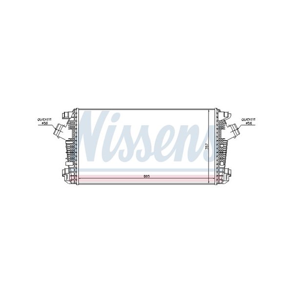 Intercooler Nissens 96557 NISSENS Intercooler Nissens 96557 NISSENS