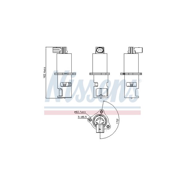 Egr-ventil Nissens ** first fit ** 98172 NISSENS Egr-ventil Nissens ** first fit ** 98172 NISSENS