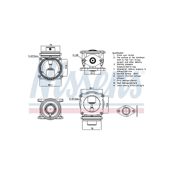 Egr-ventil Nissens ** first fit ** 98295 NISSENS Egr-ventil Nissens ** first fit ** 98295 NISSENS