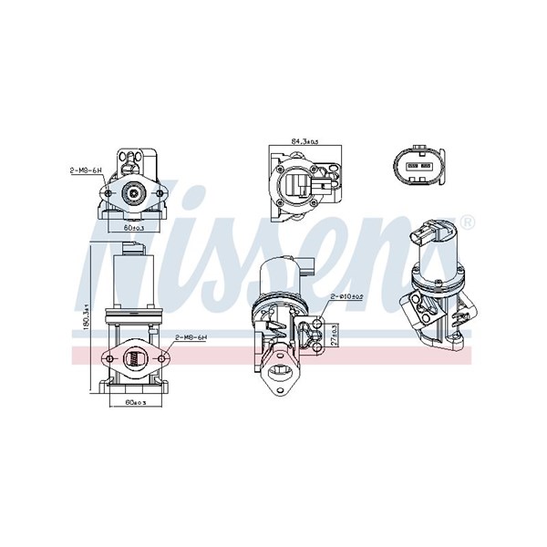 Egr-ventil Nissens ** first fit ** 98308 NISSENS Egr-ventil Nissens ** first fit ** 98308 NISSENS