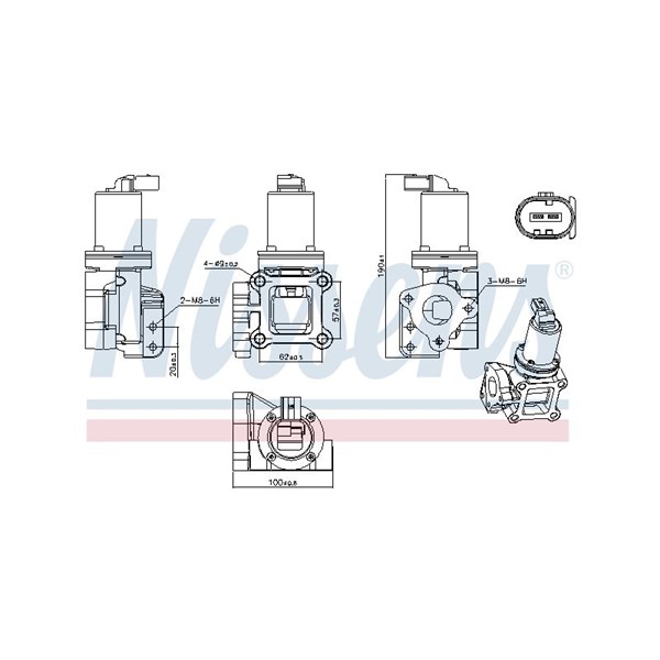Egr-ventil Nissens ** first fit ** 98309 NISSENS Egr-ventil Nissens ** first fit ** 98309 NISSENS