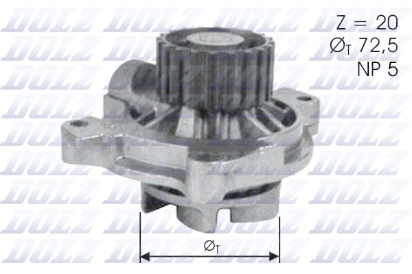 Vattenpump Dolz A180 DOLZ