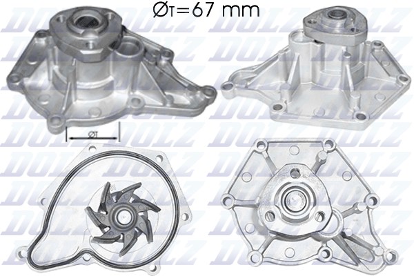 Vattenpump Dolz A213 DOLZ Vattenpump Dolz A213 DOLZ