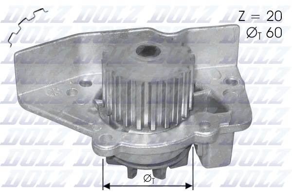 Vattenpump Dolz N406 DOLZ