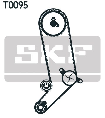Kamremskit med vattenpump Skf VKMC 01265 SKF