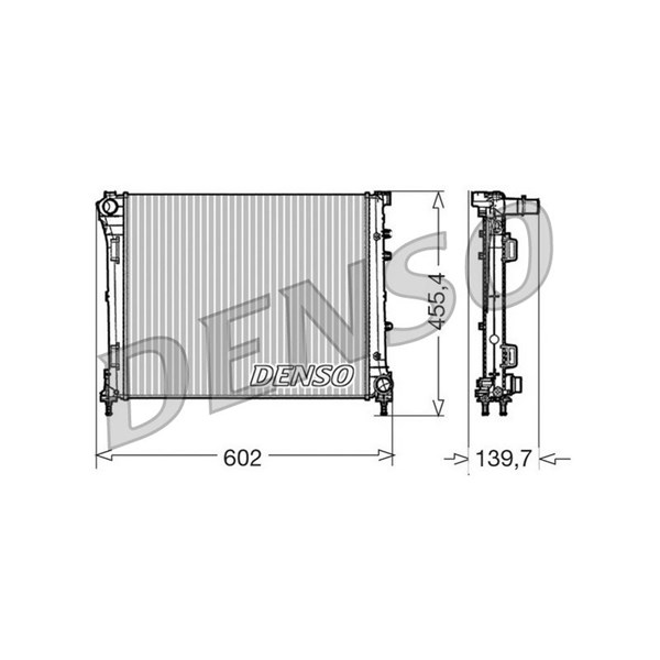 Kylare, motorkylning Denso DRM09162 DENSO