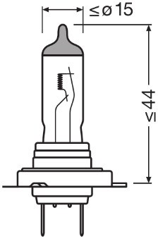Halogenlampa OSRAM COOL BLUE INTENSE  H7 PX26d Osram 64210CBN-HCB OSRAM