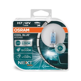 Halogenlampa OSRAM COOL BLUE INTENSE  H7 PX26d Osram 64210CBN-HCB OSRAM