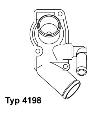 Termostat, kylvätska Borgwarner (wahler) 4198.92D BorgWarner (Wahler)