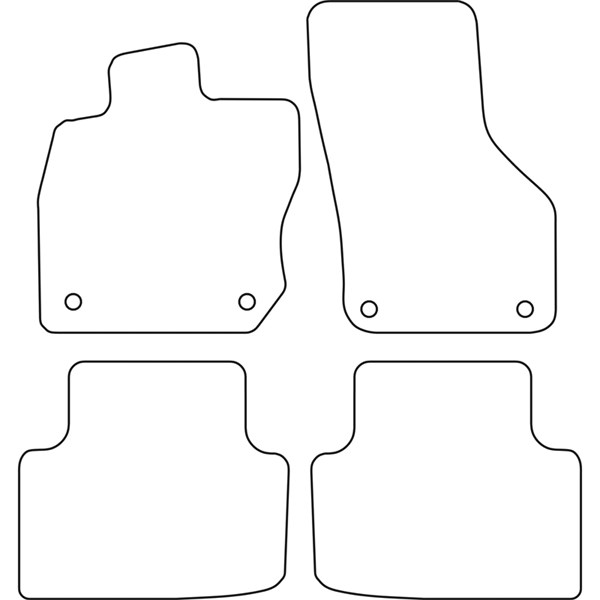 Textilmatta, kupé, Fram eller bak Autostyle TM SK525 AutoStyle