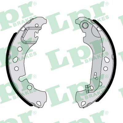 Bromsbackar, sats, Bakaxel Lpr 01193 LPR