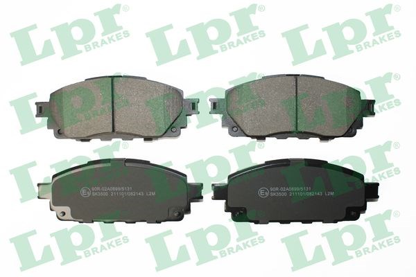 Bromsbeläggsats, Framaxel Lpr 05P2143 LPR