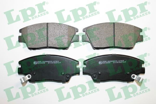 Bromsbeläggsats, Framaxel Lpr 05P2169 LPR