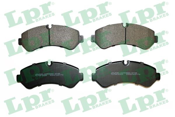 Bromsbeläggsats, Bakaxel Lpr 05P2176 LPR