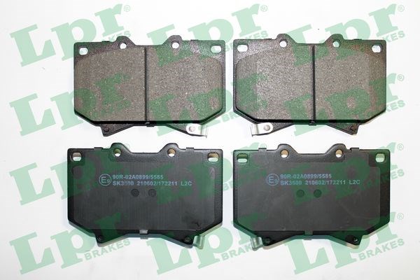 Bromsbeläggsats, Framaxel Lpr 05P2211 LPR