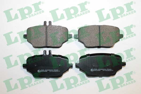 Bromsbeläggsats, Bakaxel Lpr 05P2217 LPR