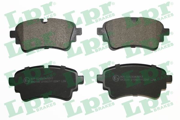 Bromsbeläggsats, Bakaxel Lpr 05P2247 LPR