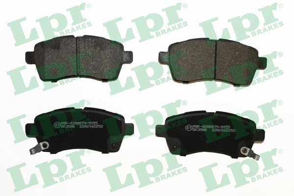 Bromsbeläggsats, Framaxel Lpr 05P2252 LPR