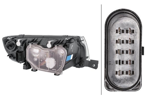 Strålkastare 12V, Vänster Hella 1EB 246 018-091 HELLA