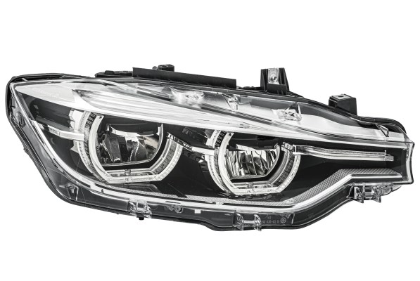 Strålkastare 12V, Höger Hella 1EX 012 102-921 HELLA