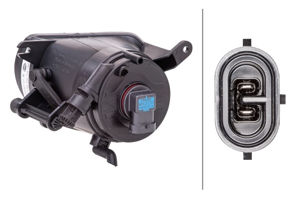 Dimljus 12V, Höger Hella 1N0 010 327-121 HELLA