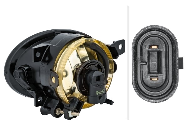 Dimljus 12V, Höger Hella 1N0 011 250-321 HELLA