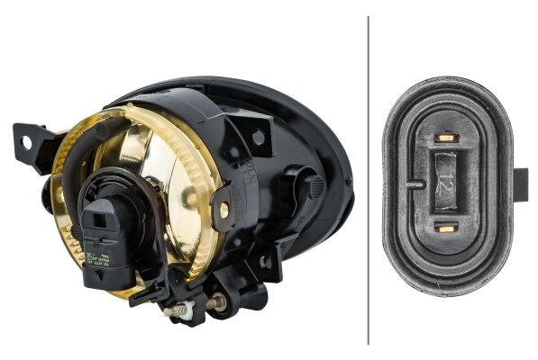 Dimljus 12V, Vänster Hella 1N0 011 250-351 HELLA