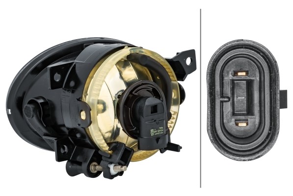 Dimljus 12V, Höger Hella 1N0 011 250-361 HELLA