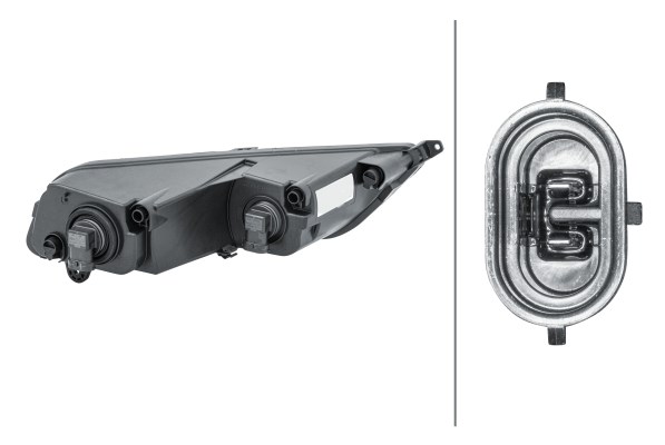Dimljus 12V, Vänster Hella 1ND 010 545-131 HELLA