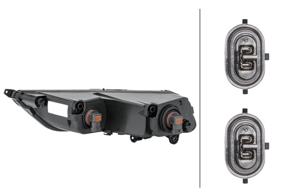 Dimljus 12V, Höger Hella 1ND 010 545-141 HELLA