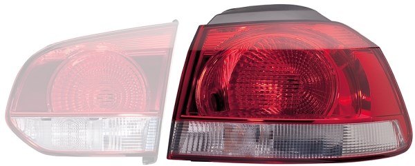Baklykta 12V, Vänster Hella 2SD 009 922-091 HELLA