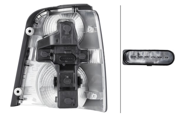 Baklykta 12V, Vänster Hella 2SK 009 477-091 HELLA