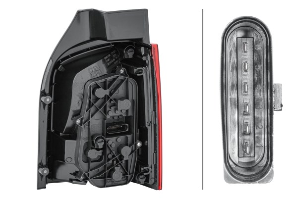 Baklykta 12V, Vänster Hella 2SK 010 318-091 HELLA