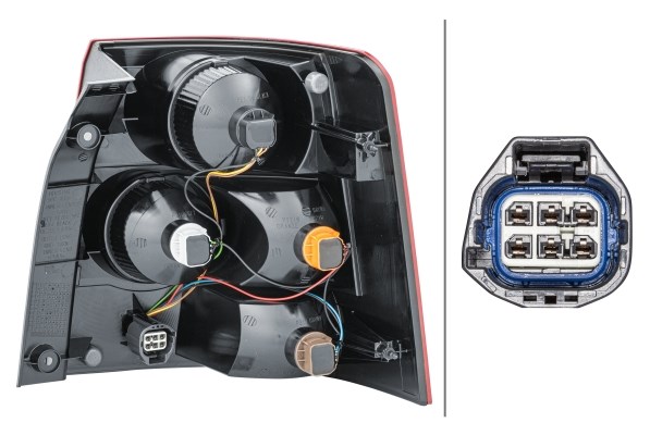 Baklykta 12V, Vänster Hella 2VP 238 023-151 HELLA Baklykta 12V, Vänster Hella 2VP 238 023-151 HELLA