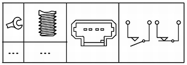 Bromsljuskontakt 12V Hella 6DD 008 622-811 HELLA