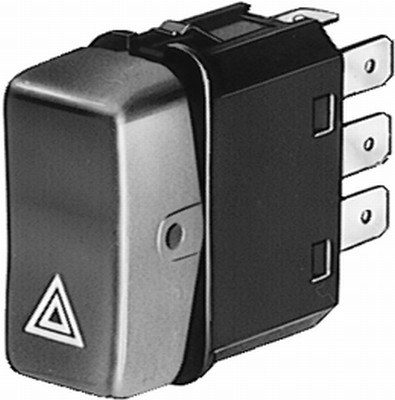 Brytare, varningsblinkers 24V Hella 6HH 004 175-021 HELLA