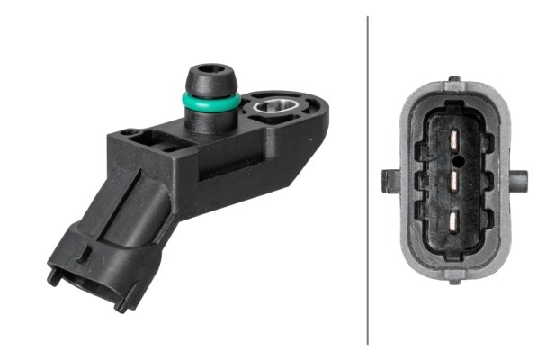 Map Sensor, Bak, Vänster Hella 6PP 009 400-111 HELLA