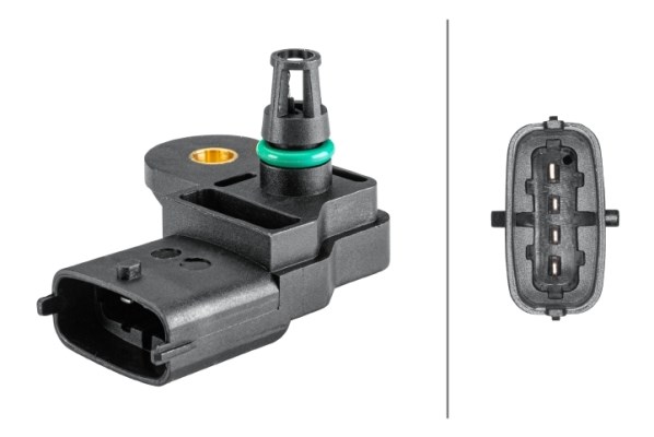 Sensor, insugstryck Hella 6PP 358 152-191 HELLA