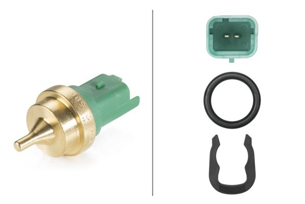 Kylvätsketemperatur-sensor 12V, Nedre Hella 6PT 009 309-221 HELLA