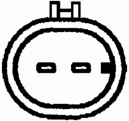 Impulsgivare, vevaxel 12V, Svänghjulssidig Hella 6PU 009 163-401 HELLA