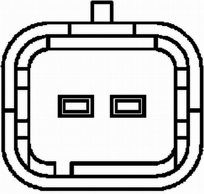 Impulsgivare, vevaxel 12V, Svänghjulssidig Hella 6PU 009 163-431 HELLA