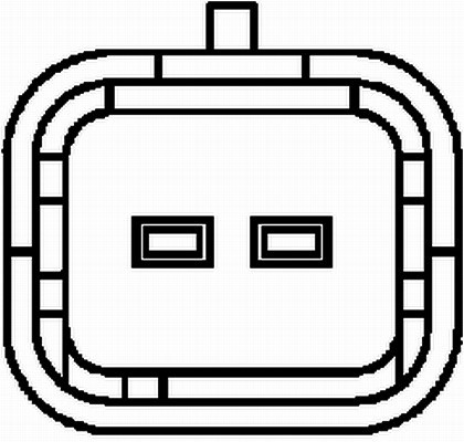 Impulsgivare, vevaxel 12V, Svänghjulssidig Hella 6PU 009 163-471 HELLA