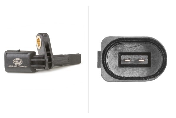 ABS-givare, Sensor, hjulvarvtal, framaxel vänster, Bakaxel vänste HELLA