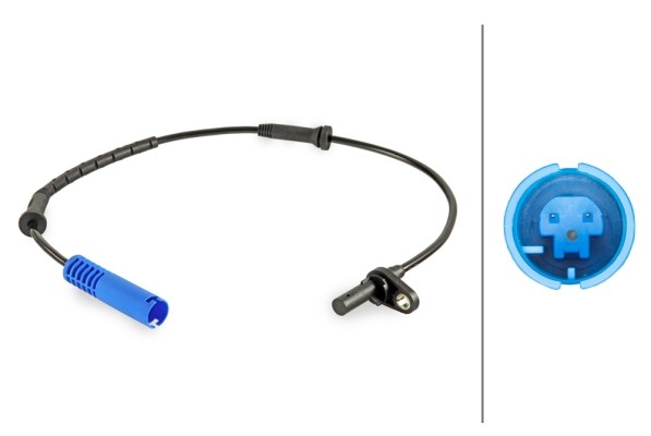 ABS-givare, Sensor, hjulvarvtal, Framaxel, Tvåsidig HELLA ABS-givare, Sensor, hjulvarvtal, Framaxel, Tvåsidig HELLA