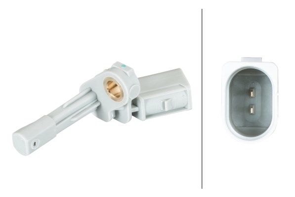 ABS-givare, Sensor, hjulvarvtal, Bakaxel höger Hella 6PU 012 806- HELLA