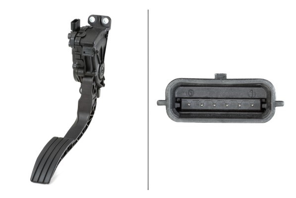 Sensor, gaspedalposition Hella 6PV 010 946-201 HELLA